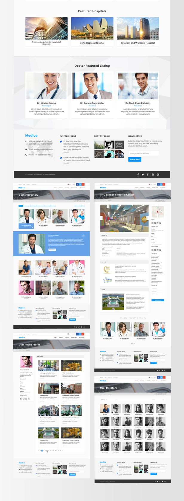 Medical Directory - Hospitals & Doctors Listing Theme - 3
